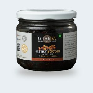 Meetha Bogori – sweet ber (Indian jujube) pickle from Assam – GHARSA 250 g jar