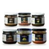 Best of Assam Gift Box – six Assamese pickle jars on white