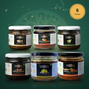 Best of Assam Gift Box – six GHARSA pickles from Assam, a Diwali food gift
