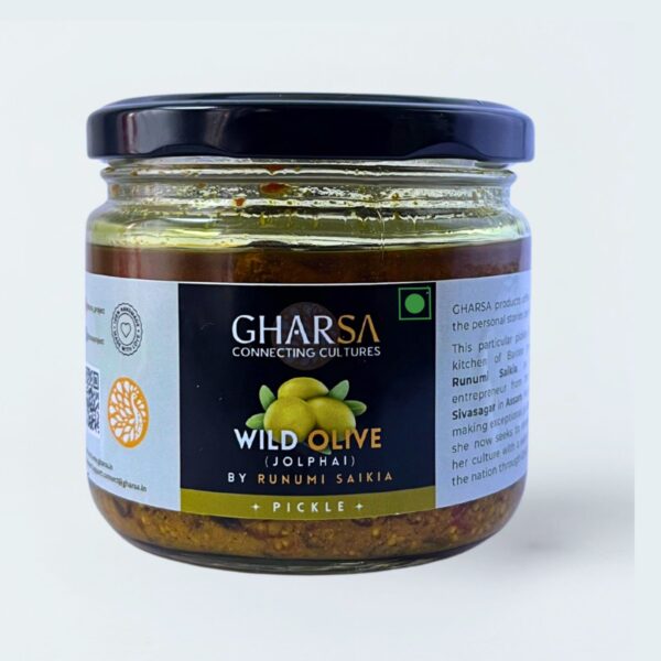 Jolphai wild olive pickle jar
