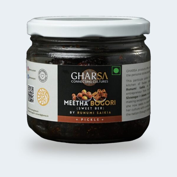 Meetha Bogori sweet ber pickle jar